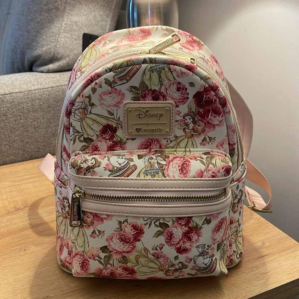 Loungefly Disney Beauty and the Beast Belle and Roses